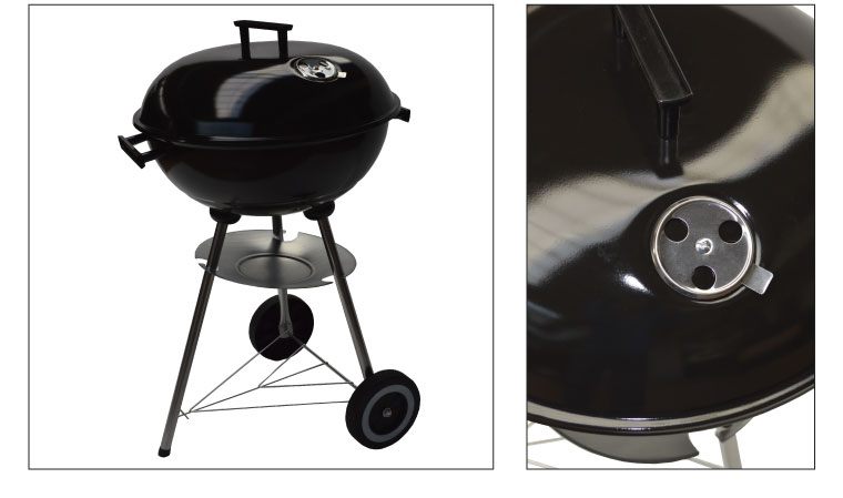 Barbecue charbon bois ovale couvercle Barbecue charbon bois ovale couvercle